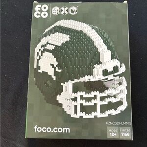 MSU Spartan Helmet Lego Bricks Set